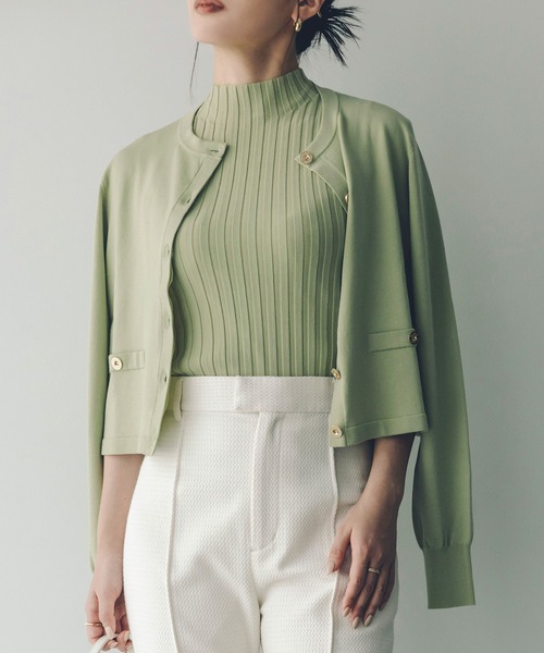 anuans（アニュアンス） カーディガン FREE ホワイト レディース