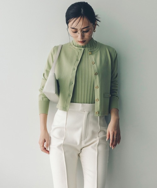 anuans（アニュアンス） カーディガン FREE ホワイト レディース