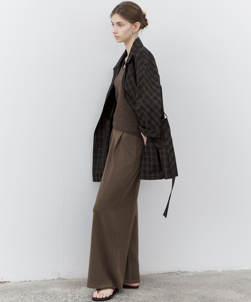 tageechita トレンチコート M ダークブラウン レディース : ZOZOTOWN