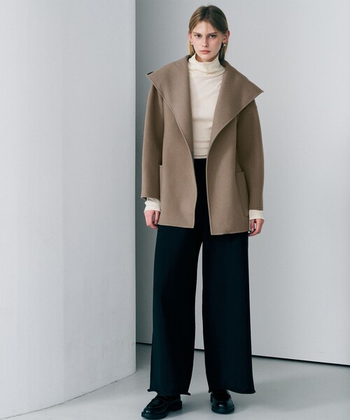 uncrave（アンクレイヴ） コート アウター メルトンリバー フーデット