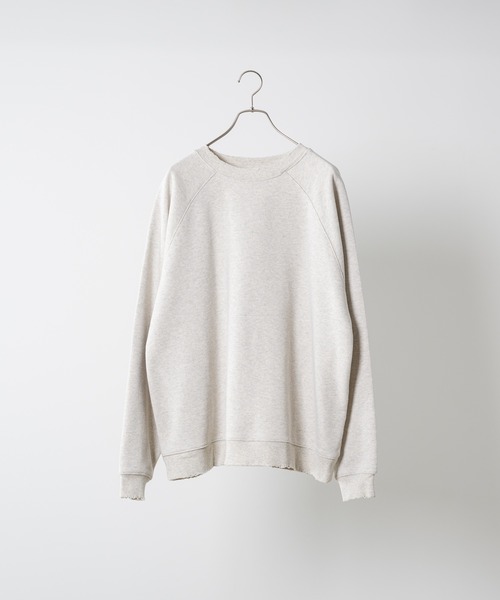 「soerte」 スウェットカットソー 1 オートミール メンズ_画像3