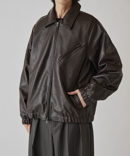 E*H様 Lui’s レザージャケット Lui's（ルイス） ブルゾン アウター モダンシンセテックレザーブルゾン