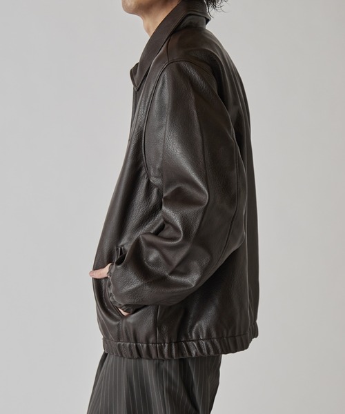 Lui's レザージャケット　ブラック Lui's（ルイス） 革ジャン ライダース NATURAL TAN SHEEP LEATHER Noir