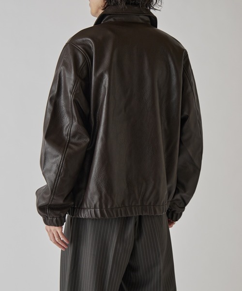 Lui's（ルイス） ブルゾン アウター モダンシンセテックレザーブルゾン