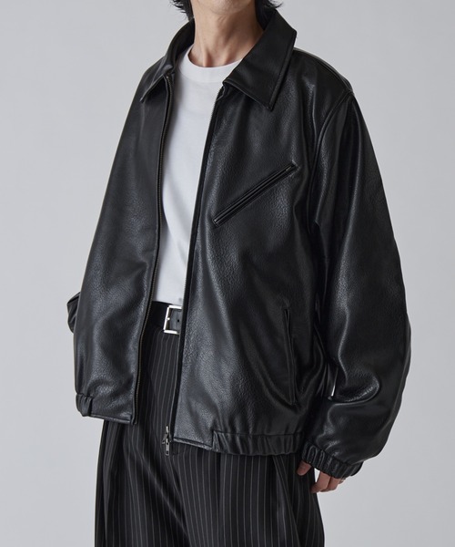 Lui's（ルイス） ブルゾン アウター モダンシンセテックレザーブルゾン