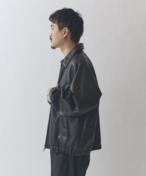 Lui's（ルイス） ブルゾン アウター モダンシンセテックレザーブルゾン