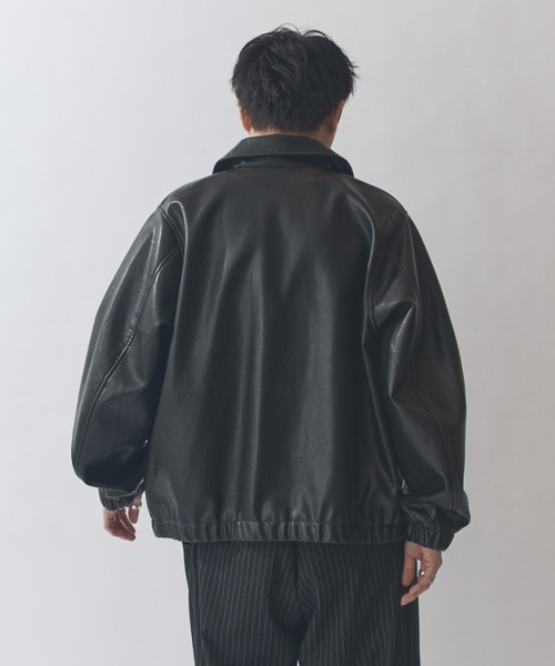 Lui's（ルイス） ブルゾン アウター モダンシンセテックレザーブルゾン