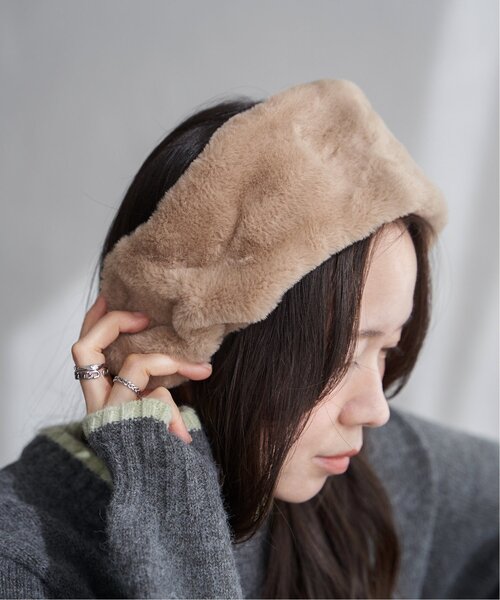 VENCE EXCHANGE 耳当て イヤーマフ ファーカチューシャイヤマフ