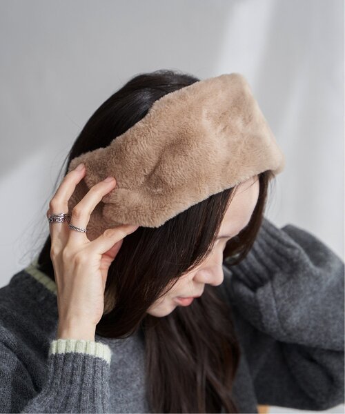 VENCE EXCHANGE 耳当て イヤーマフ ファーカチューシャイヤマフ