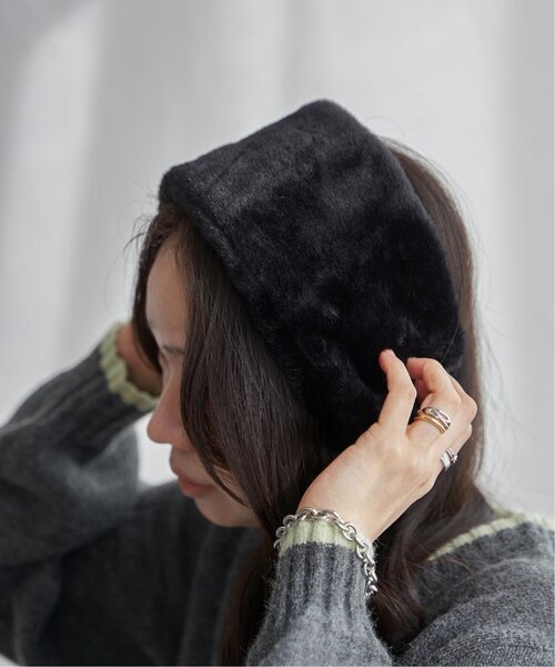 VENCE EXCHANGE 耳当て イヤーマフ ファーカチューシャイヤマフ