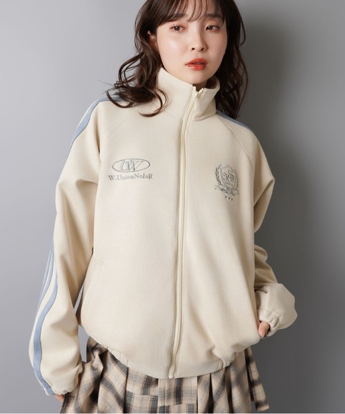 SPINNS（スピンズ） ブルゾン アウター 「しっかり厚手」短丈フェイク