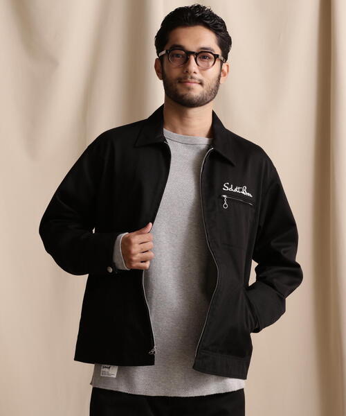 「schott」 ブルゾン 2XL ブラック メンズ_画像2