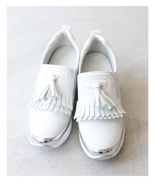 「CAWAII」 スリッポン 37 ブラック レディース_画像2