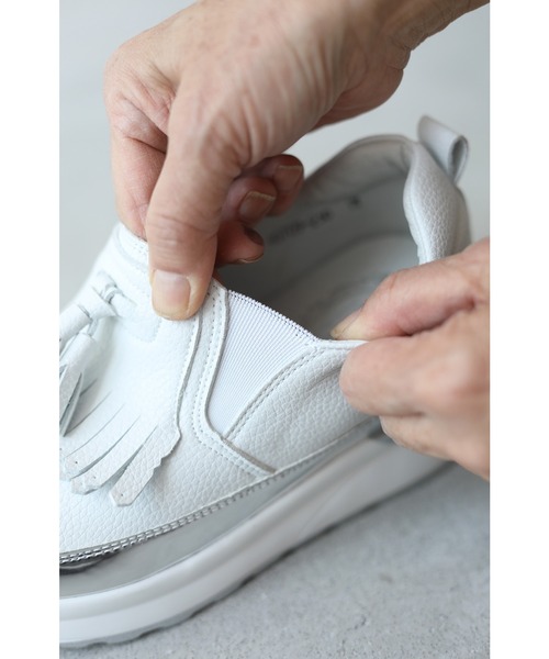 「CAWAII」 スリッポン 37 ブラック レディース_画像7