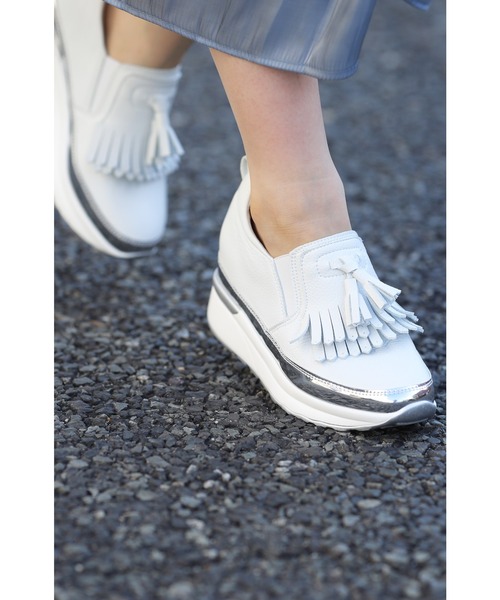 「CAWAII」 スリッポン 37 ブラック レディース_画像9