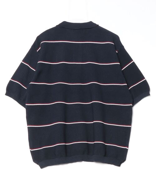 「PENNEYS」 半袖ニット M ネイビー メンズ_画像2
