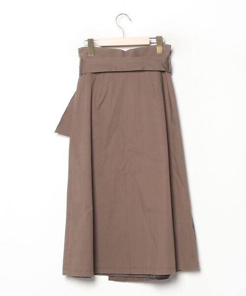 「mimi&roger」 フレアスカート - ブラウン レディース_画像2