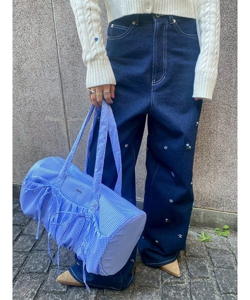 FURFUR（ファーファー） ワイドパンツ ジーンズ デニム デニムパンツ