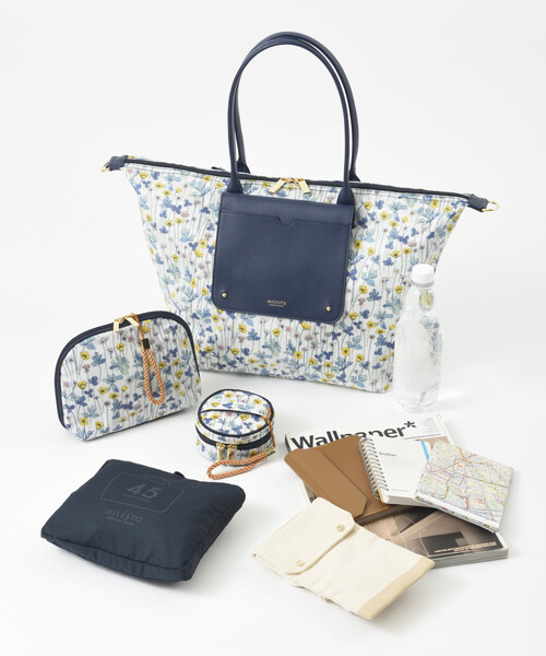 「TRAVEL SHOP MILESTO」 トートバッグ フリ- レッド レディース_画像7