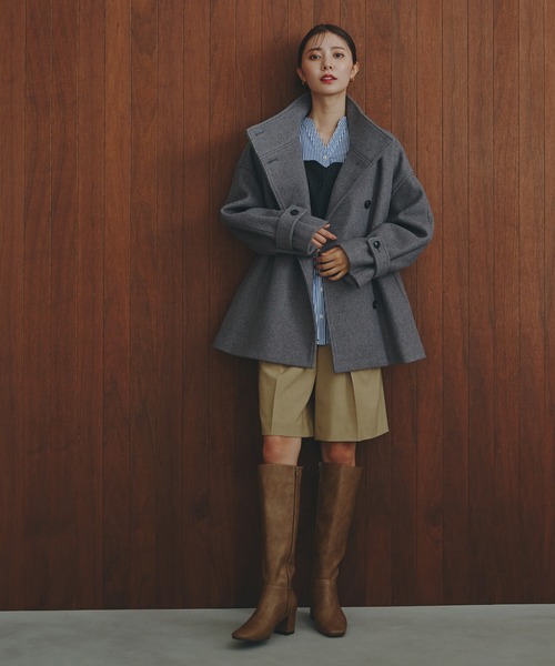 「N.(N. Natural Beauty Basic)」 ステンカラーコート MEDIUM ベージュ レディース_画像5