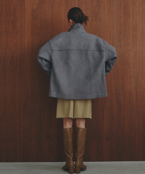 「N.(N. Natural Beauty Basic)」 ステンカラーコート MEDIUM ベージュ レディース_画像6