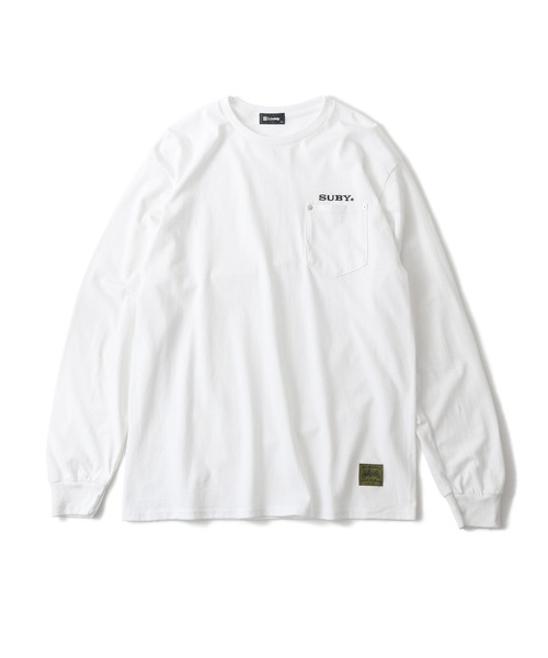 「Subciety」 長袖Tシャツ LARGE ブラック メンズ_画像2