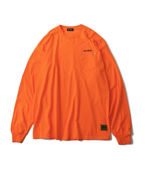 「Subciety」 長袖Tシャツ LARGE ブラック メンズ_画像6