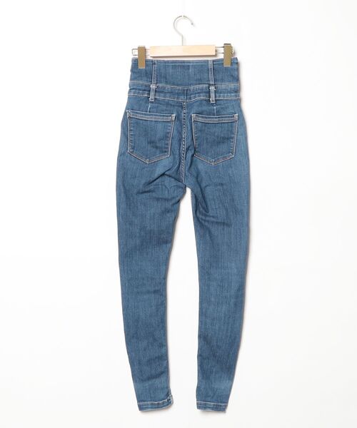 「EMODA」 スキニーデニムパンツ 1 ブルー レディース_画像2