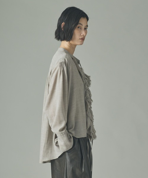 「Curensology」 長袖ブラウス FREE オフホワイト レディース_画像2