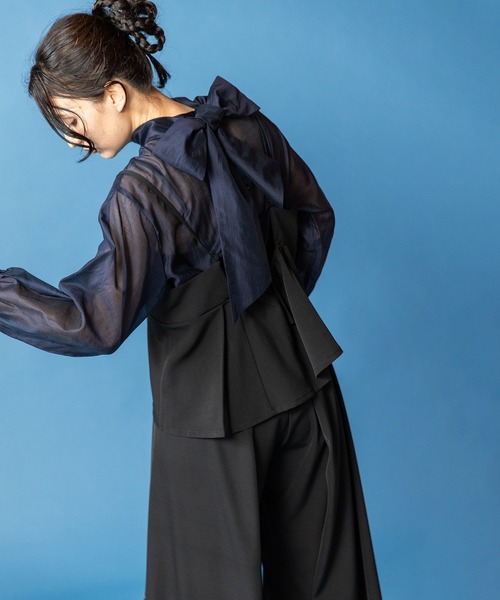 【新品 タグ付き】LA PERLA ▲ ビーズ シースルー ビスチェ 黒 OSMOSIS（オズモーシス） タックビスチェ レディース : ZOZOTOWN Yahoo