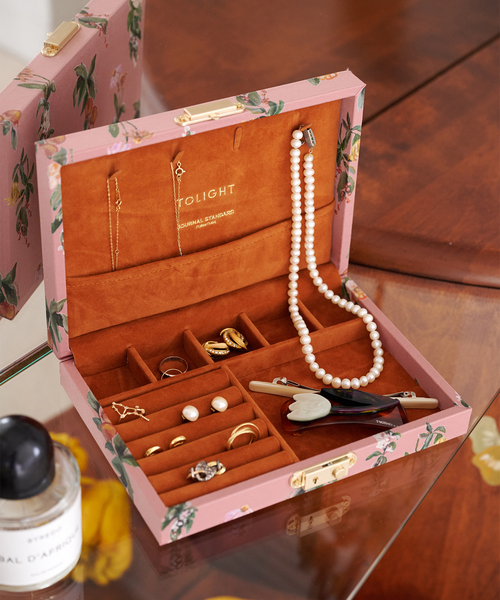 【新品未使用品】ジャーナルスタンダードファニチャージュエリーボックス（ピンク） journal standard Furniture（ジャーナル スタンダード ファニチャー