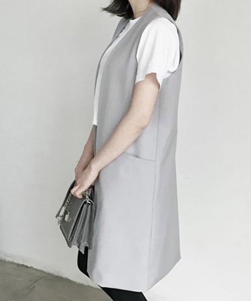 「Miniministore」 ベスト L ブラック レディース_画像7