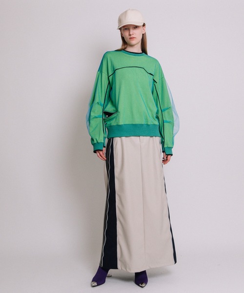 「AULA AILA」 スウェットカットソー 0 ブラック レディース_画像3