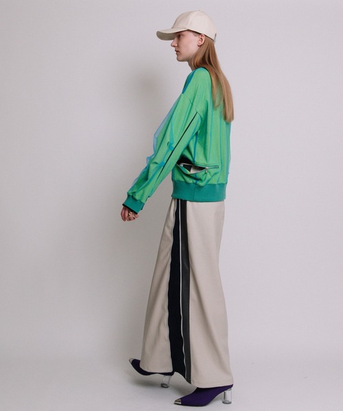 「AULA AILA」 スウェットカットソー 0 ブラック レディース_画像4