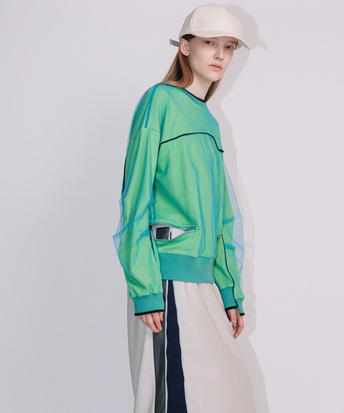 「AULA AILA」 スウェットカットソー 0 ブラック レディース_画像5