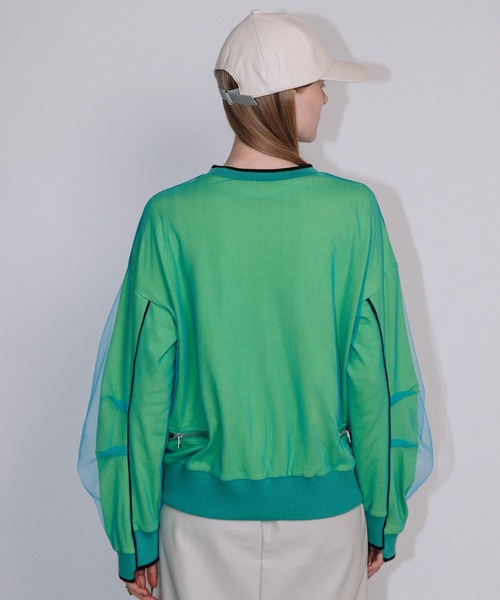 「AULA AILA」 スウェットカットソー 0 ブラック レディース_画像6