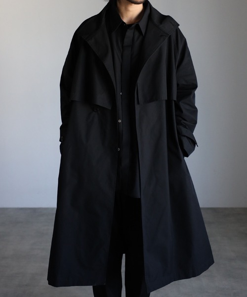 「CREARE -LINO-」 トレンチコート L カーキ メンズの画像2