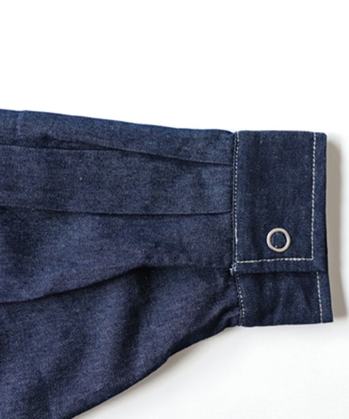 「antiqua」 長袖シャツ FREE インディゴブルー レディース_画像4