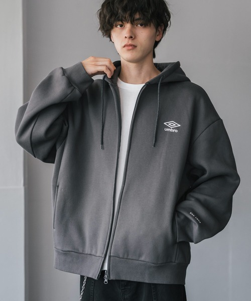 umbro（アンブロ） ジップアップパーカー L ブラック メンズ