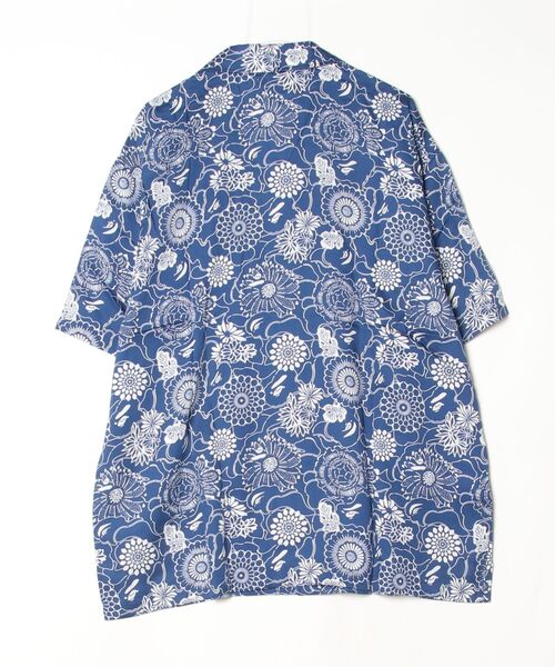 Mr. Bathing Ape ポロシャツ Sサイズ 青　日本製 A BATHING APE（アベイシングエイプ） ポロシャツ COLOR CAMO LARGE