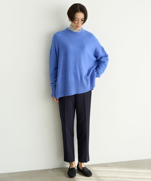 「UNFILO」 イージーパンツ MEDIUM ネイビー レディース_画像2