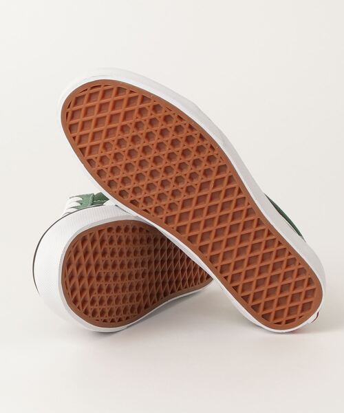 「VANS」 ローカットスニーカー 23.5cm グリーン レディース_画像2
