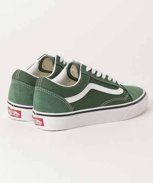 「VANS」 ローカットスニーカー 23.5cm グリーン レディース_画像3