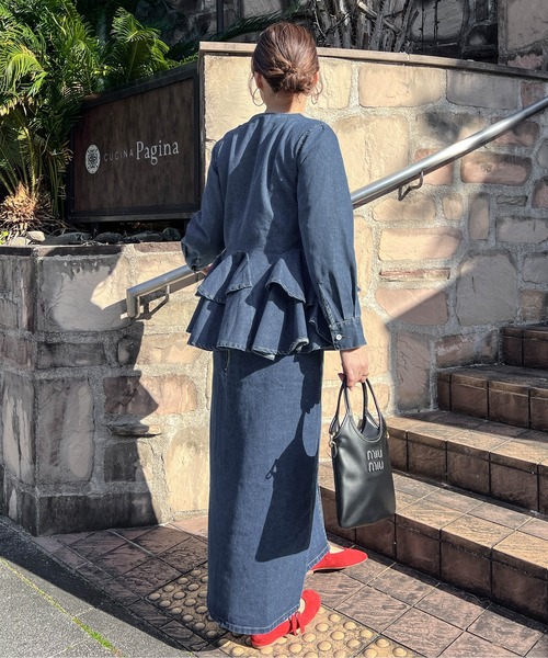 Cura Closet カーディガン 夏 「loverara.loverara コラボ
