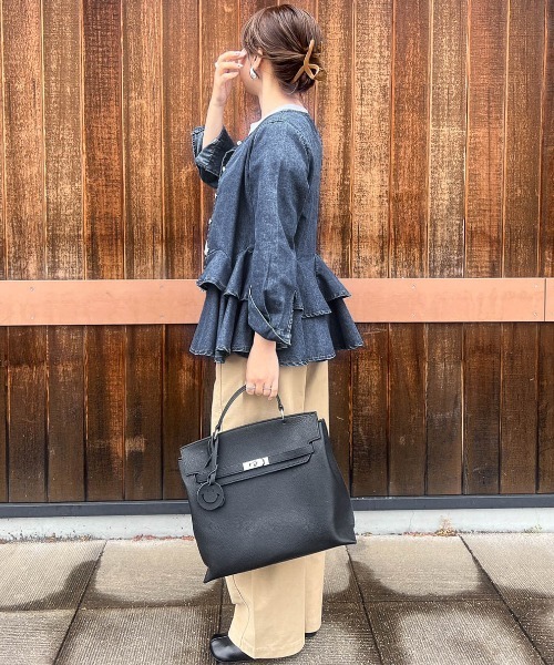 Cura Closet カーディガン 「loverara.loverara コラボ」裾ダブル