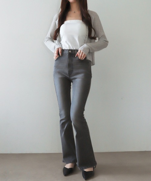 「WEGO」 デニムパンツ SMALL インディゴブルー レディース_画像3