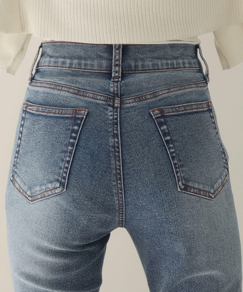 「WEGO」 デニムパンツ SMALL インディゴブルー レディース_画像7
