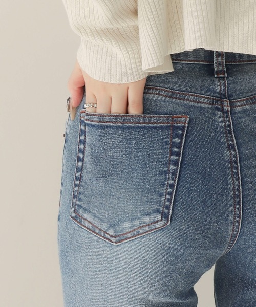 「WEGO」 デニムパンツ SMALL インディゴブルー レディース_画像8