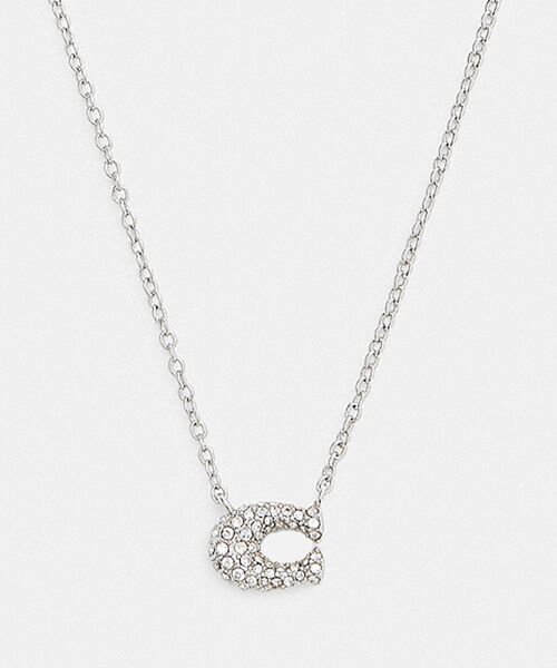 COACH（コーチ） ネックレス パヴェ C ネックレス レディース