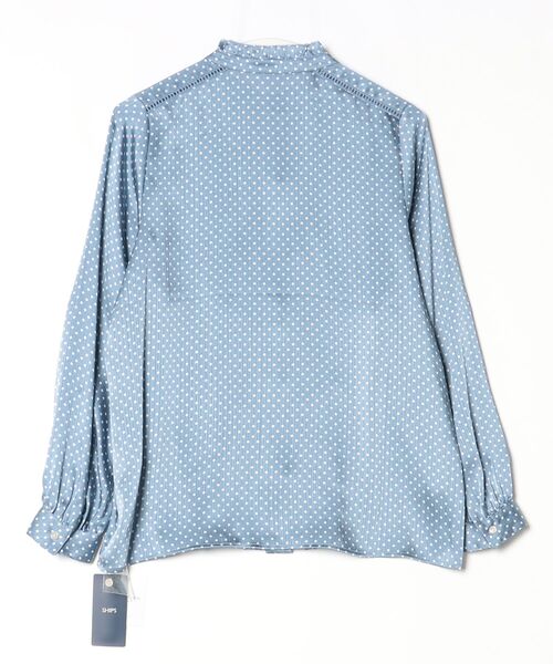 「SHIPS」 長袖ブラウス ONE SIZE ブルー レディースの画像